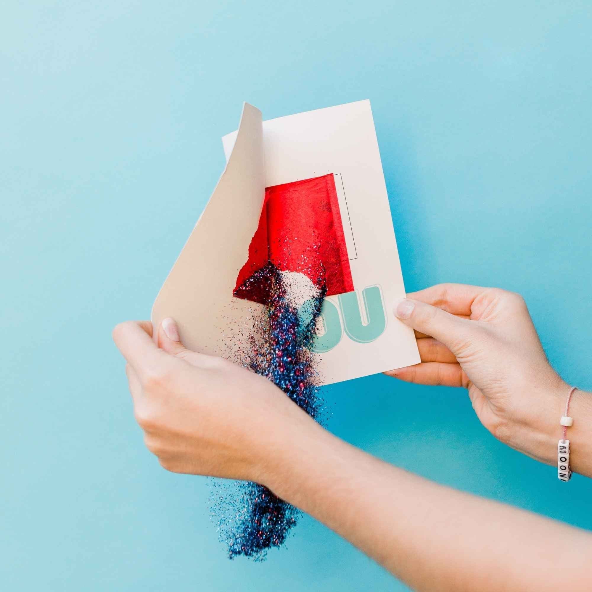 Happy F*cking Birthday - Glitter Bomb Card - DickAtYourDoor