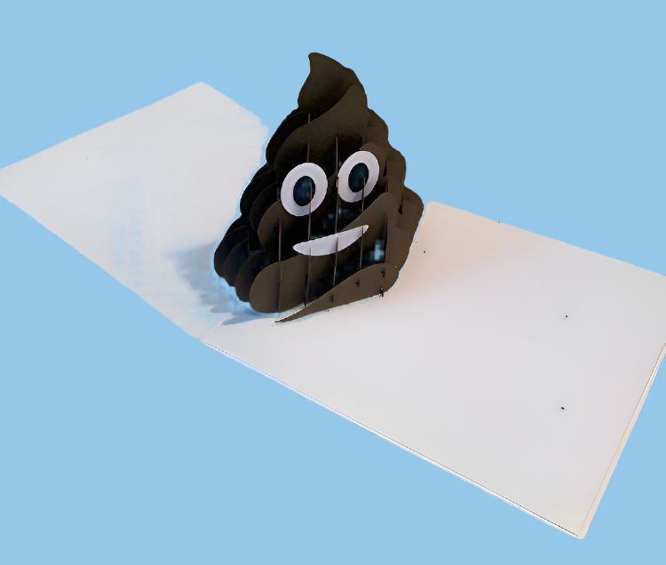 Just For You - Pop-Up Poop Card