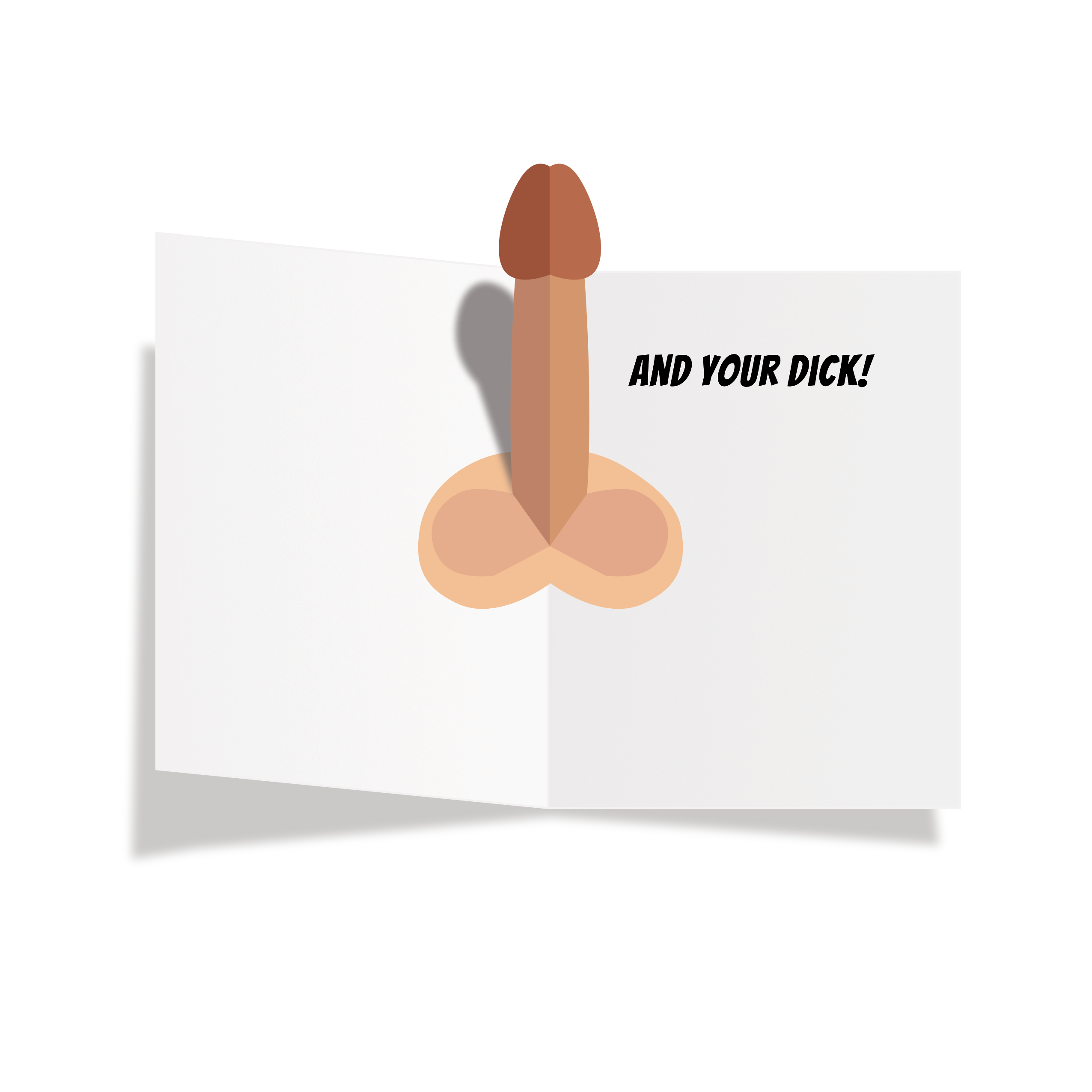 Dick Greeting Card - All I want for Christmas Is You