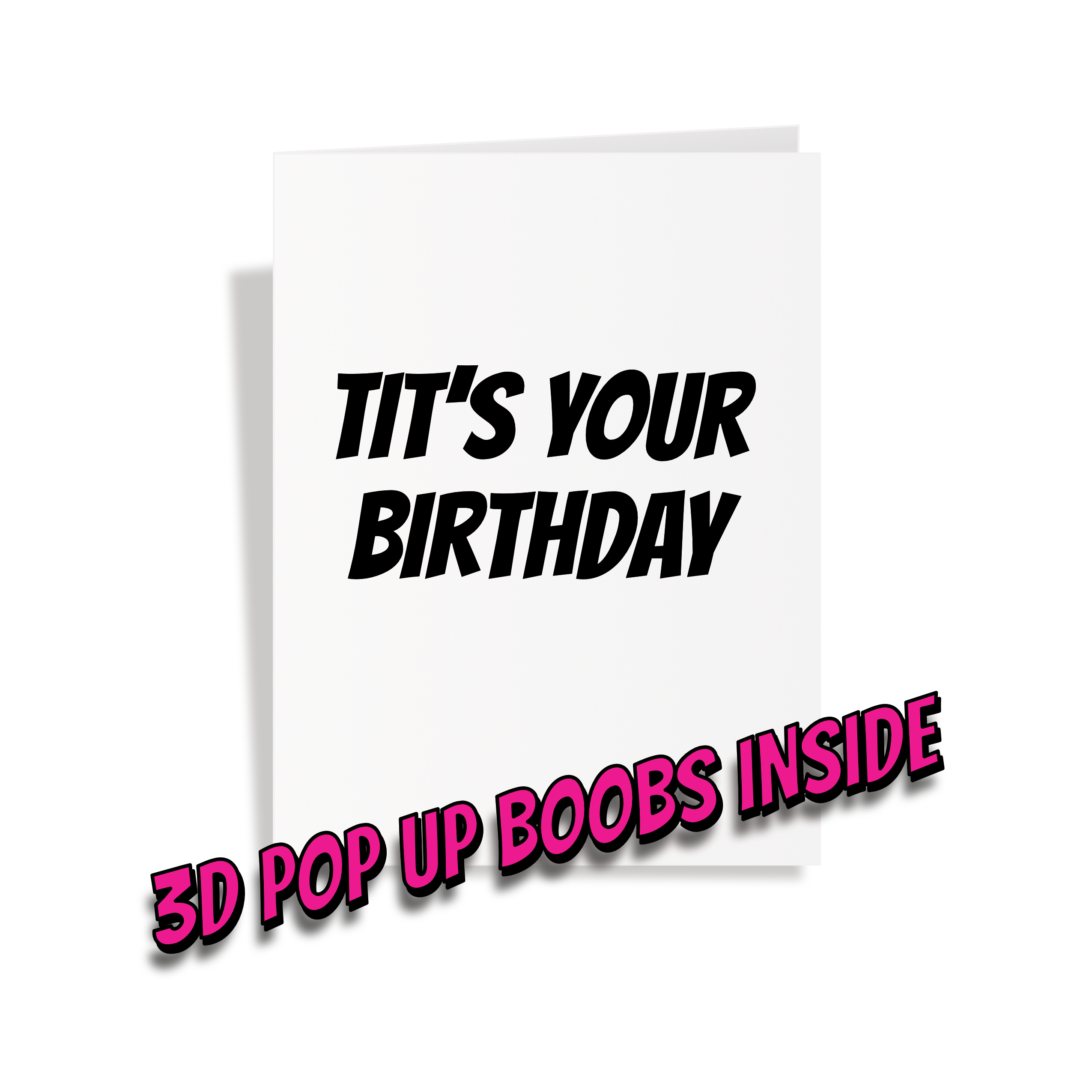 Tits Your Birthday - 3D Pop Up Boob Card