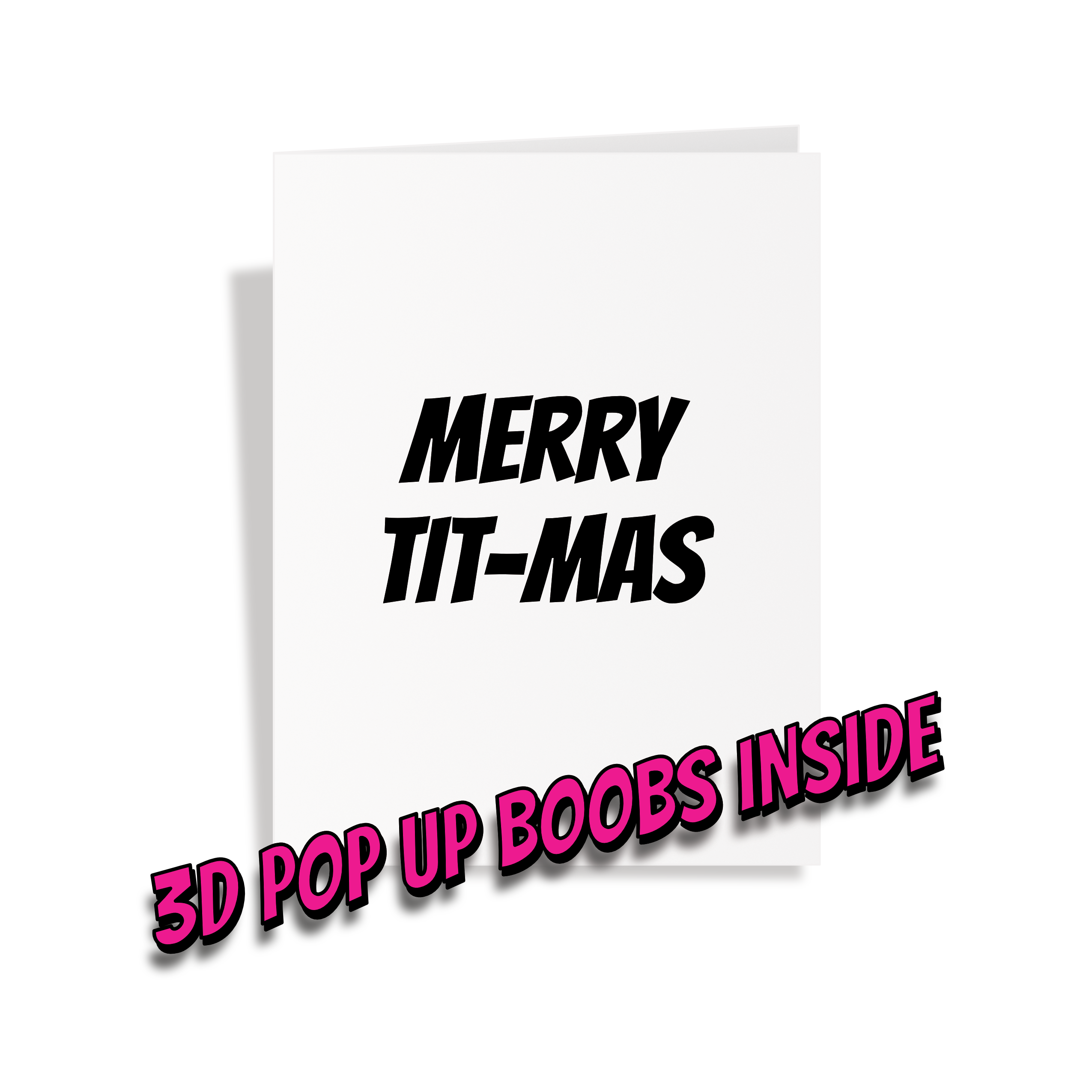 Merry Titsmas- Pop Up Boob Card