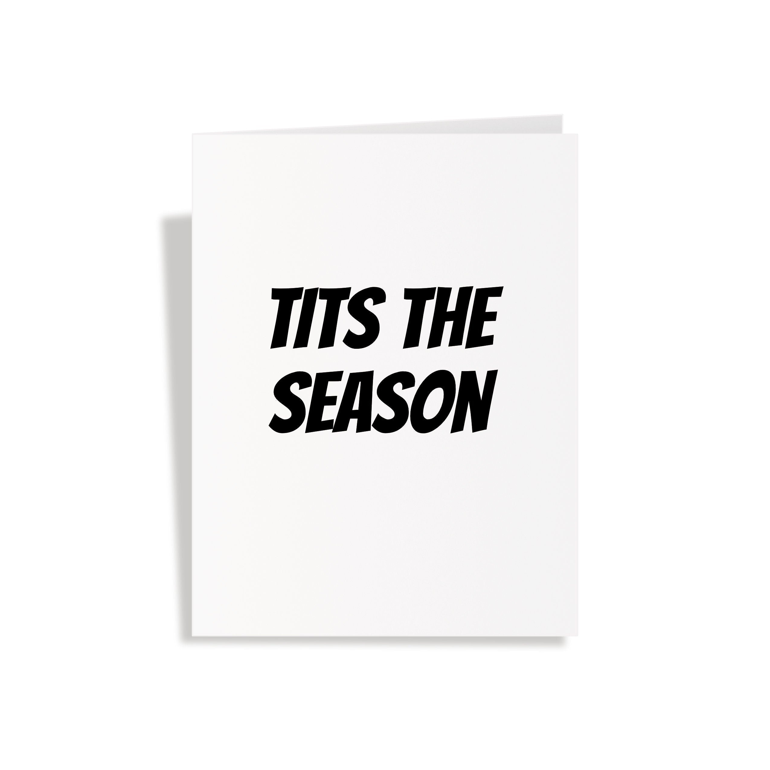 Tits The Season Pop Up Boob Card