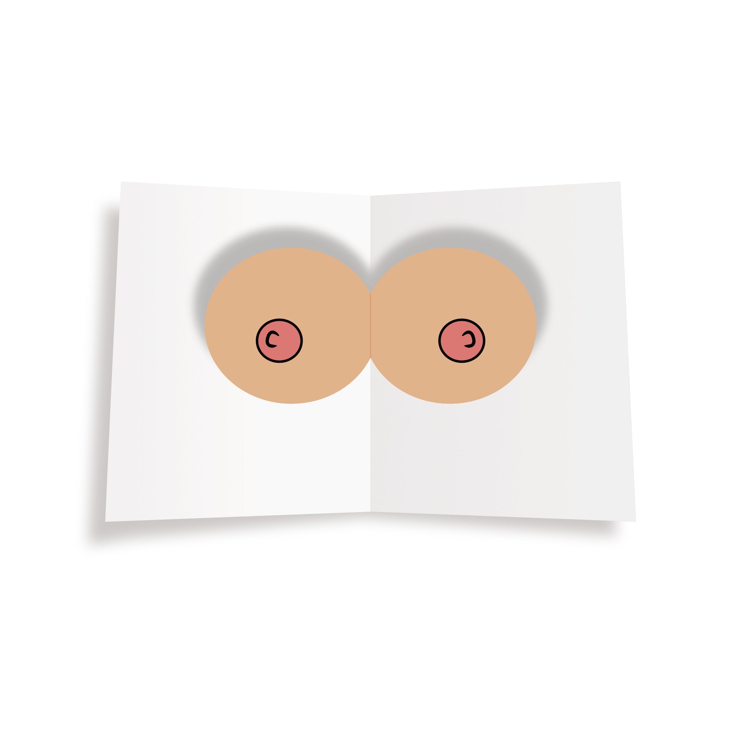 Tits The Season Pop Up Boob Card