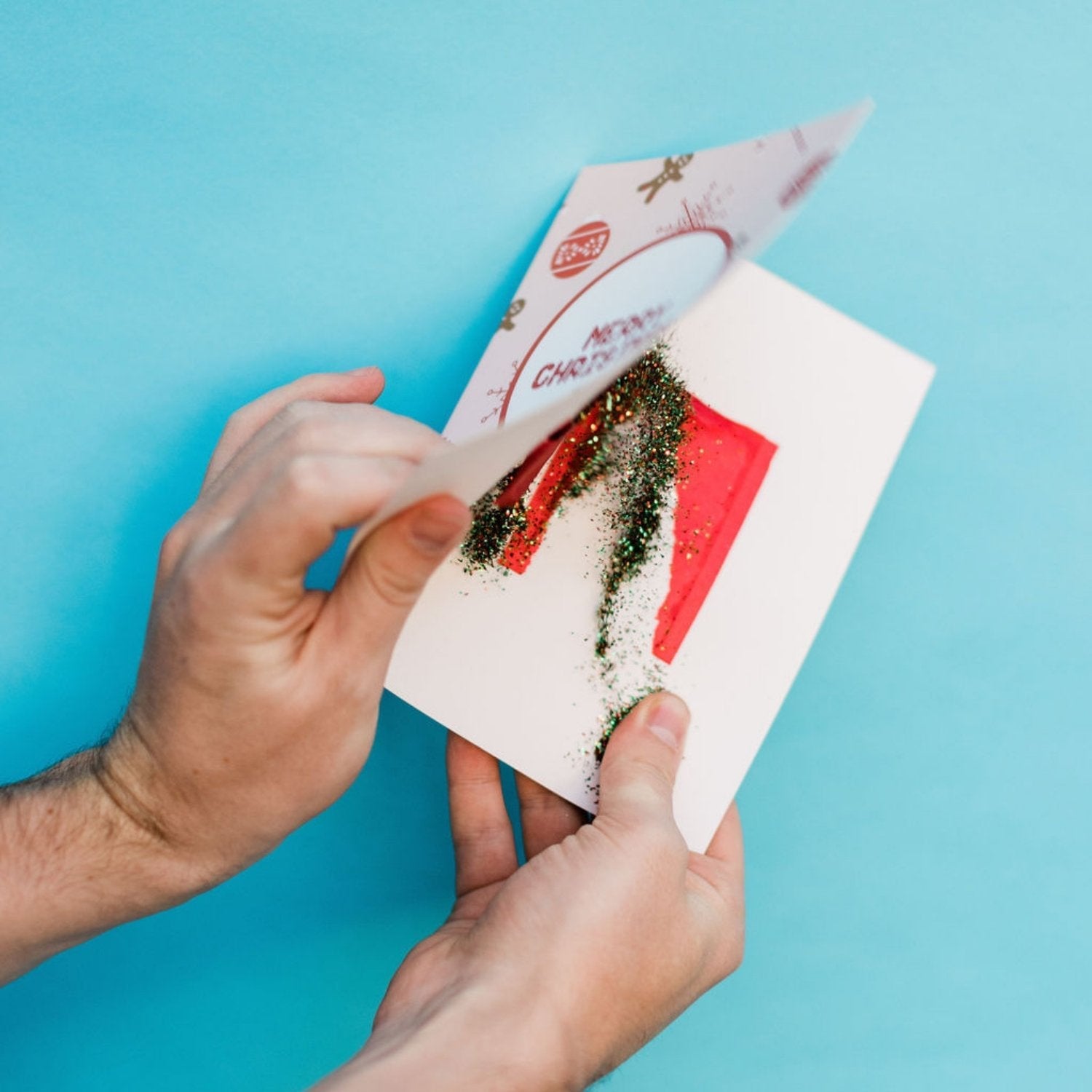 Merry Christmas - Glitter Bomb Card Pranks Anonymous send hilarious pranks and gag gifts to your friends or family.