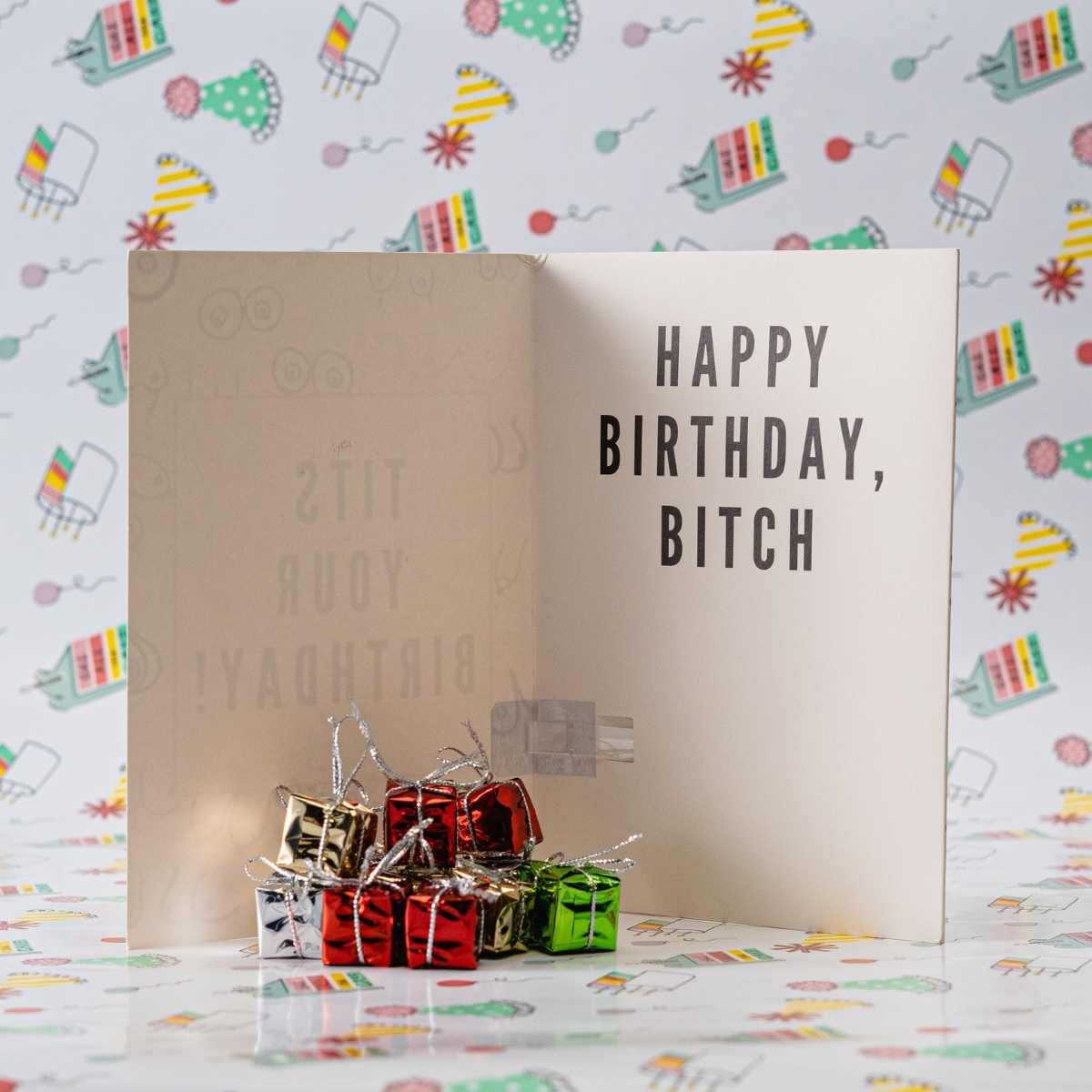 Shake Your Tits Because It's Your Birthday, Funny Birthday Card, Tits  Birthday Card, Funny Birthday Card, Boobs Birthday Card