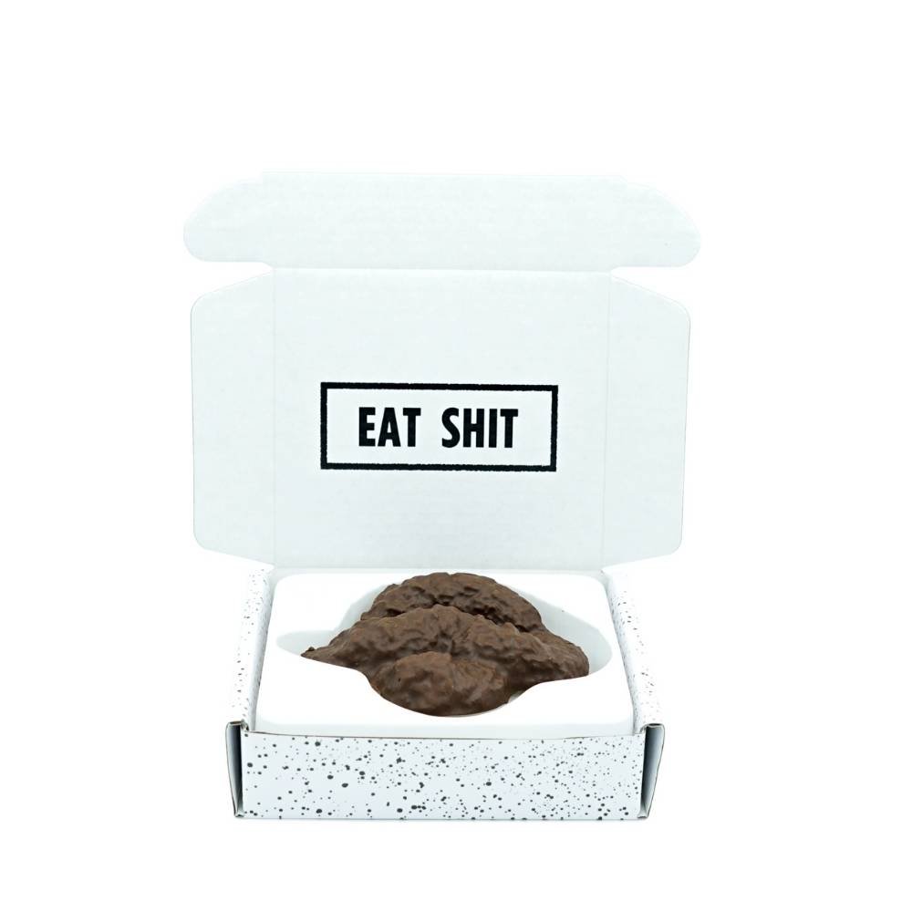 Eat Shit: Chocolate Turd in a Box - DickAtYourDoor
