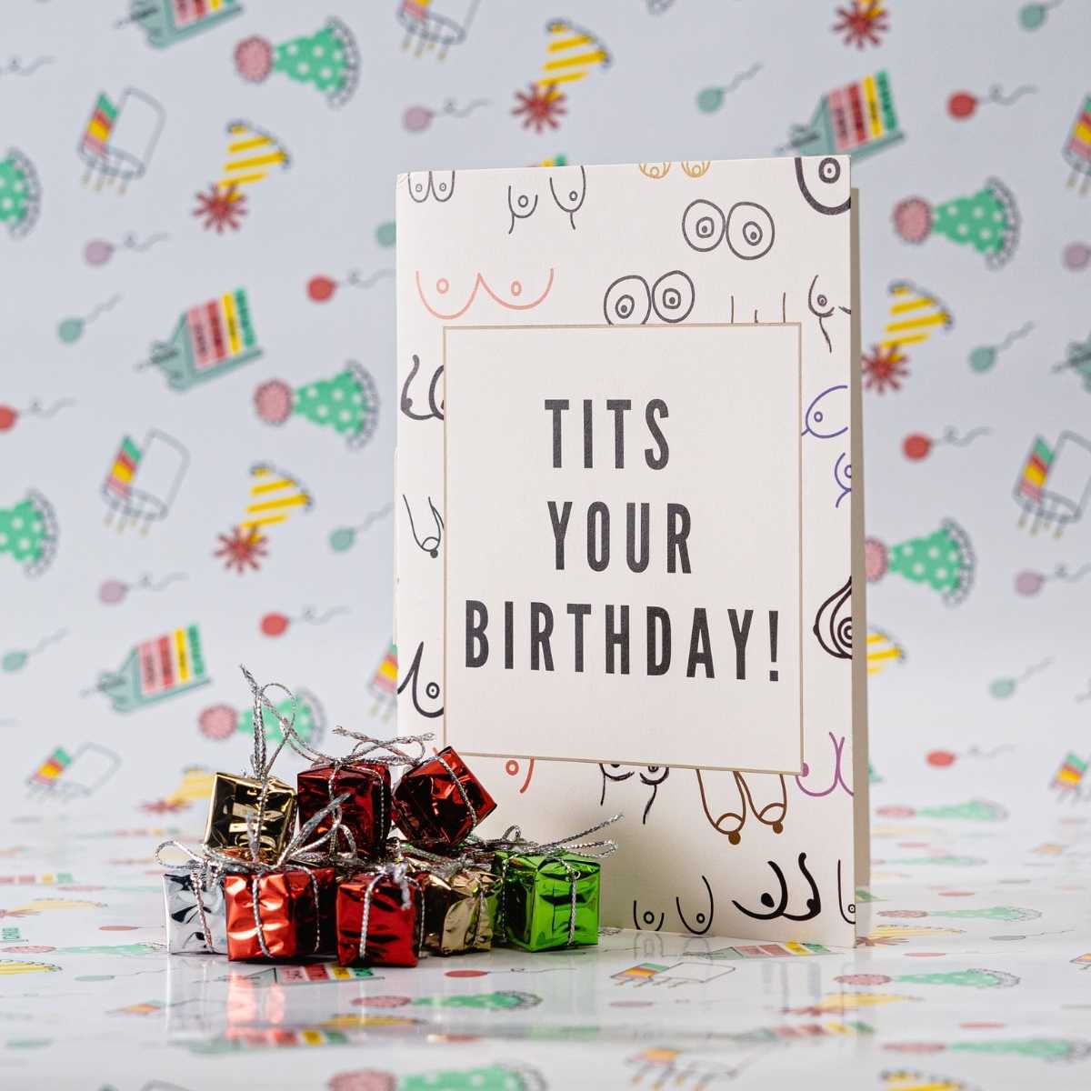 Tits Your Birthday - Never Ending Birthday Card for Her - DickAtYourDoor